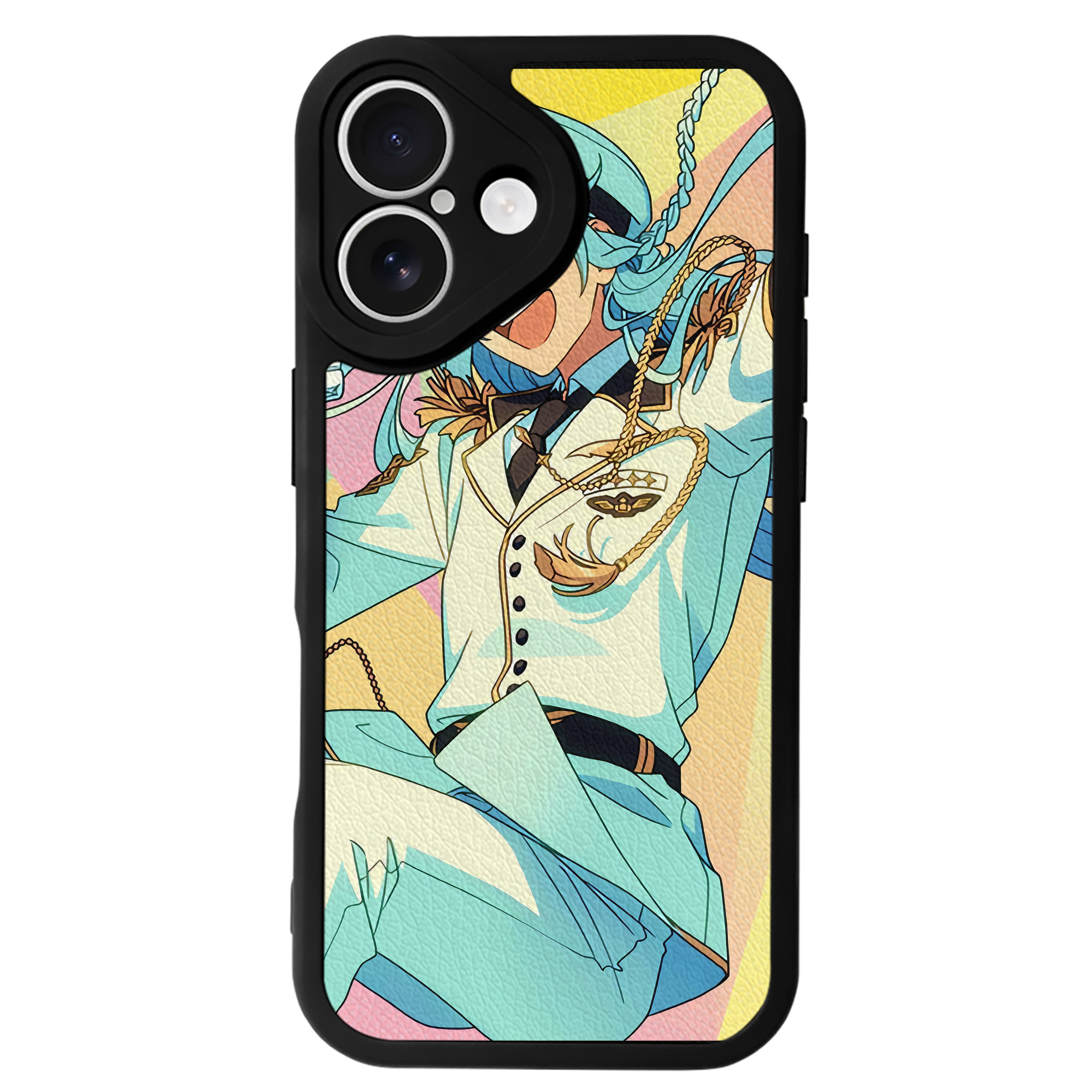 （画像用） あんさんぶるスターズ! Ensemble Stars 【iPhone 16シリーズ対応】シリコンスマホケース（レザー調） 材質：シリコン